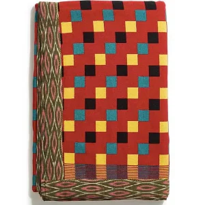 Sale Assamese Cotton Blanket - Checker Berry Maize Home Textiles