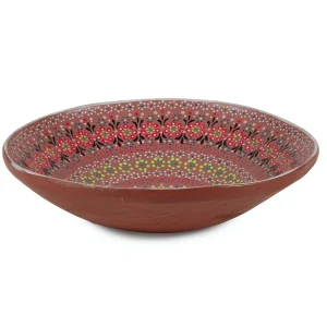 Hot Capula Pottery Round Serving Bowl Decorative Objects