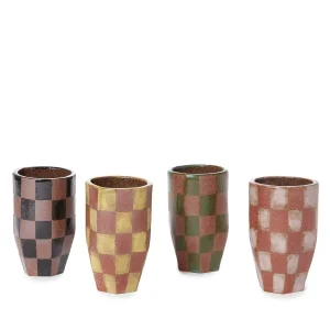 Store Checkered Cup Tabletop