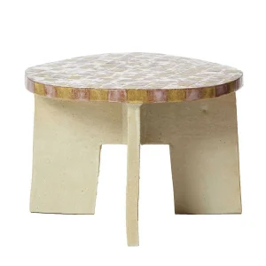 Fashion Checkered Stool - Orchid/Lemon Decorative Objects