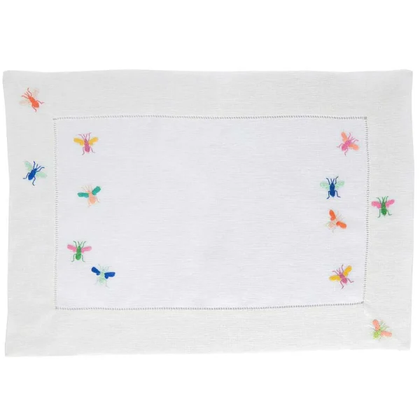 Shop Embroidered Bees Placemats Tabletop