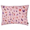 Sale Embroidered Pillow - Birds Pink Home Textiles