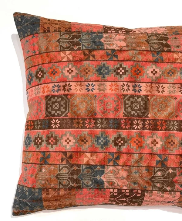 Fashion Embroidered Pillow - Malak Chocolate Home Textiles