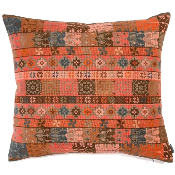 Fashion Embroidered Pillow - Malak Chocolate Home Textiles