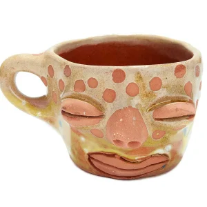 Online Face Mug - White Dot Ceramics