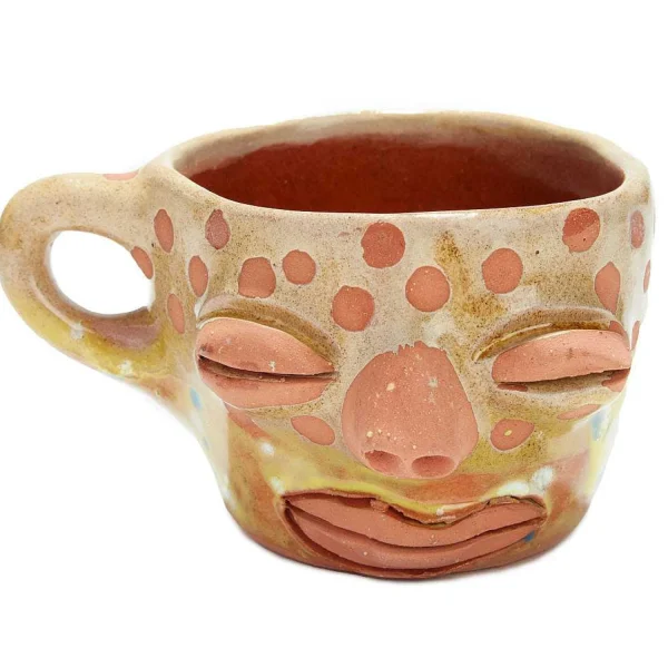 Online Face Mug - White Dot Ceramics