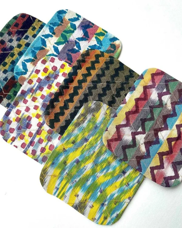 Best Ikat Coasters - Rainbow Zest Tabletop