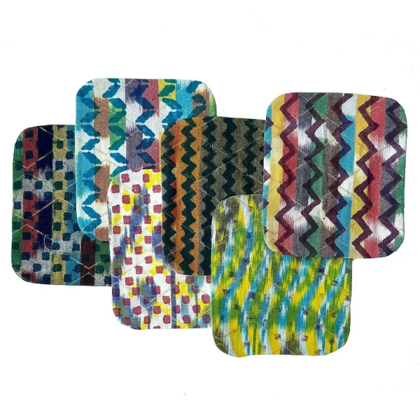 Best Ikat Coasters - Rainbow Zest Tabletop