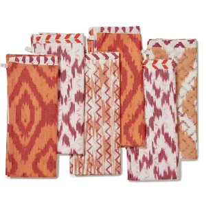 Clearance Ikat Napkins - Cocoa Cinnamon Tabletop