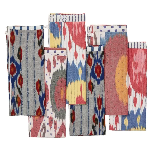 Sale Ikat Napkins - Dusk Stripes Tabletop