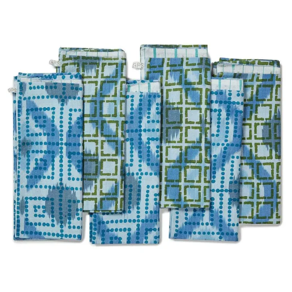 Online Ikat Napkins - Evening Sky Tabletop