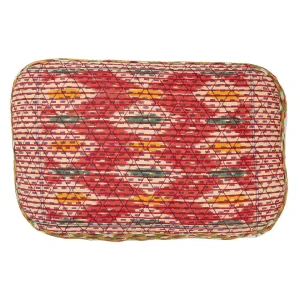 New Ikat Pillow - Marmalade Oatmeal Moss Home Textiles