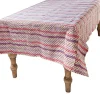 Online Ikat Tablecloth - Carousel Petal Tabletop