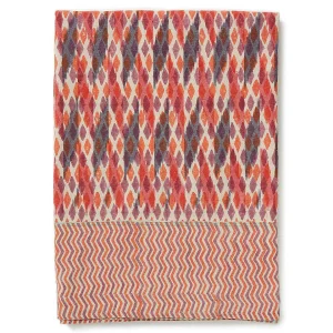 Cheap Ikat Tablecloth - Sunset Cyclamen Tabletop