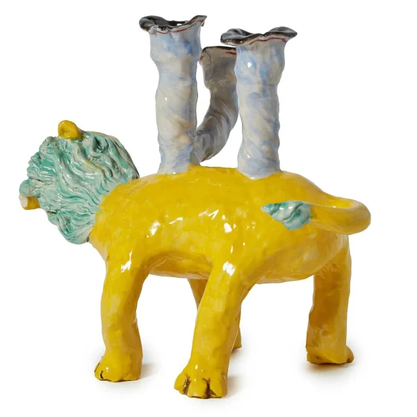 Outlet Lion Candelabra Decorative Objects