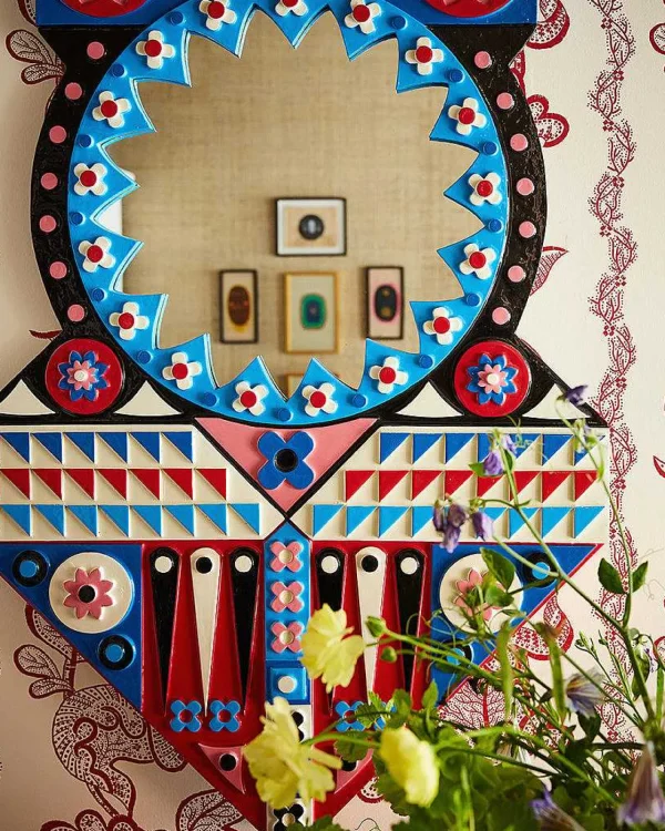Sale Mirror - Floral Geo Decorative Objects