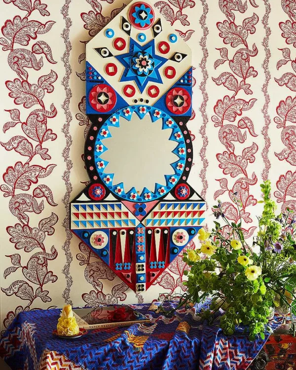 Sale Mirror - Floral Geo Decorative Objects