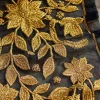 Hot Metallic Gold Embroidered Shawl Accessories