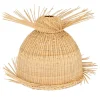 New Natural Wicker Lamp Shade Decorative Objects