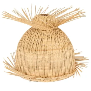 New Natural Wicker Lamp Shade Decorative Objects