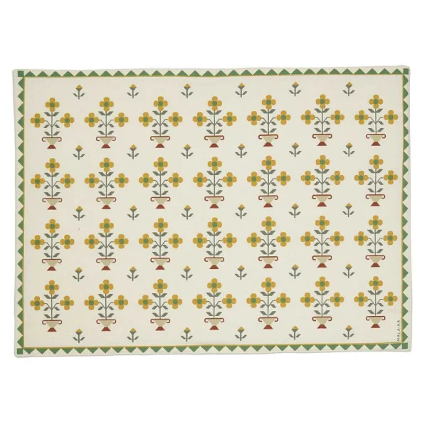 Online Ottoman Vase Placemats - Green Tabletop