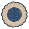 Clearance Silsila Crochet Placemats - Navy Tabletop