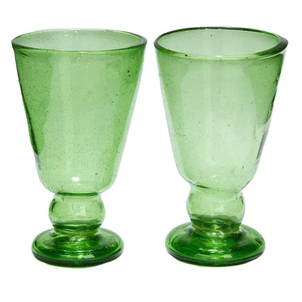 Sale Sultan Wine Glasses - Green Tabletop