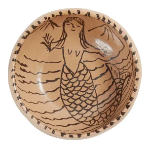 Hot Tzintzuntzan Mermaid Bowl Ceramics