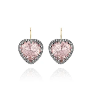 Cheap Valentina 'I Love Ny' Button Earrings - Blush Jewelry